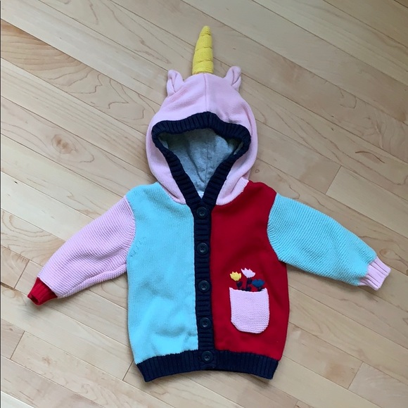 Hanna Andersson Other - 🎉HP🎉 Hanna Andersson unicorn cardigan 75 cm